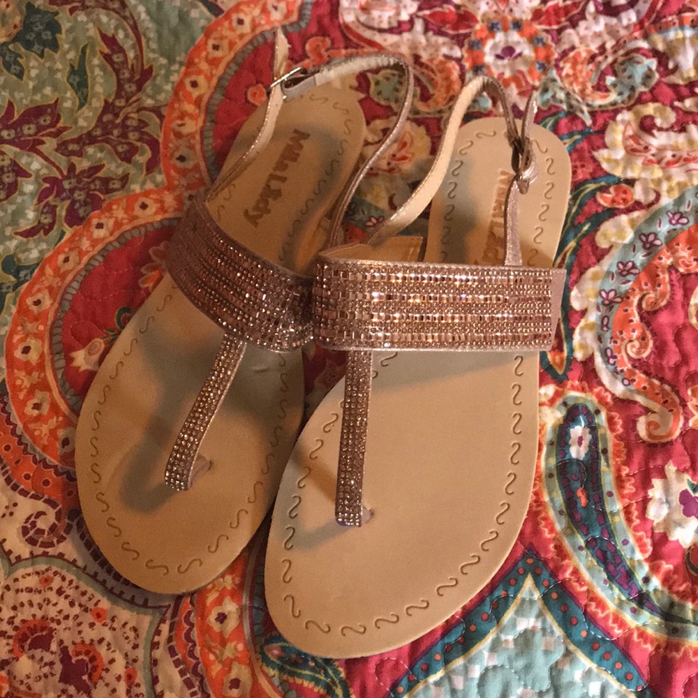 Rose Gold Sandals